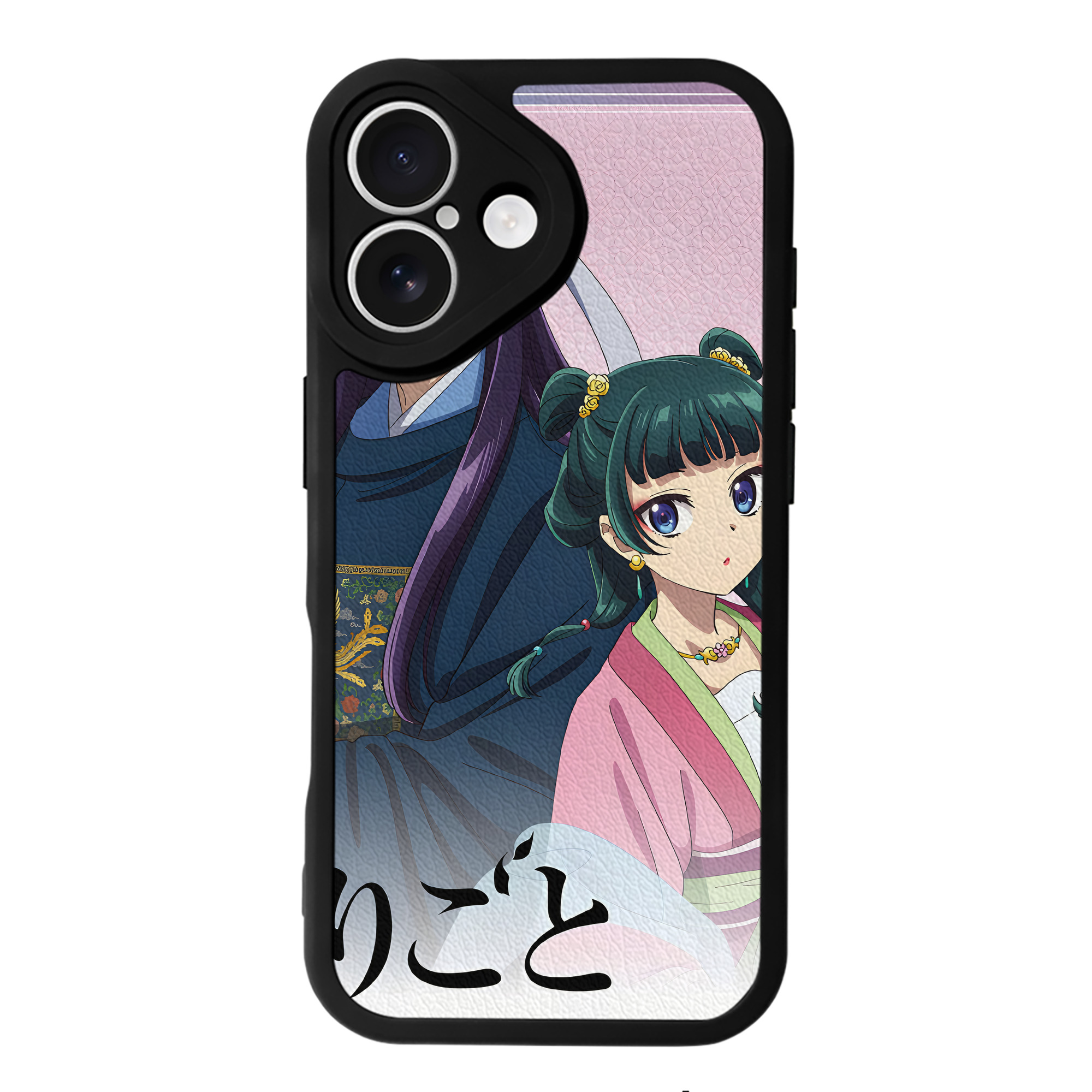（画像用） 薬屋のひとりごと The Apothecary Diaries 【iPhone 16シリーズ対応】シリコンスマホケース（レザー調） 材質：シリコン